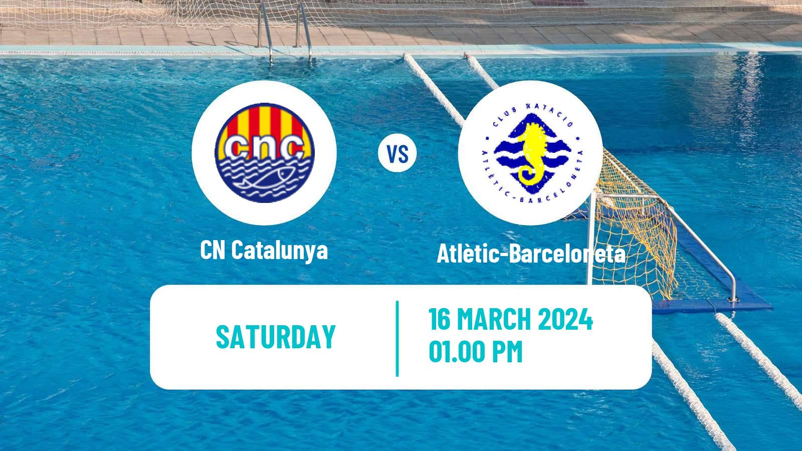 Water polo Spanish Liga Premaat Catalunya - Atlètic-Barceloneta
