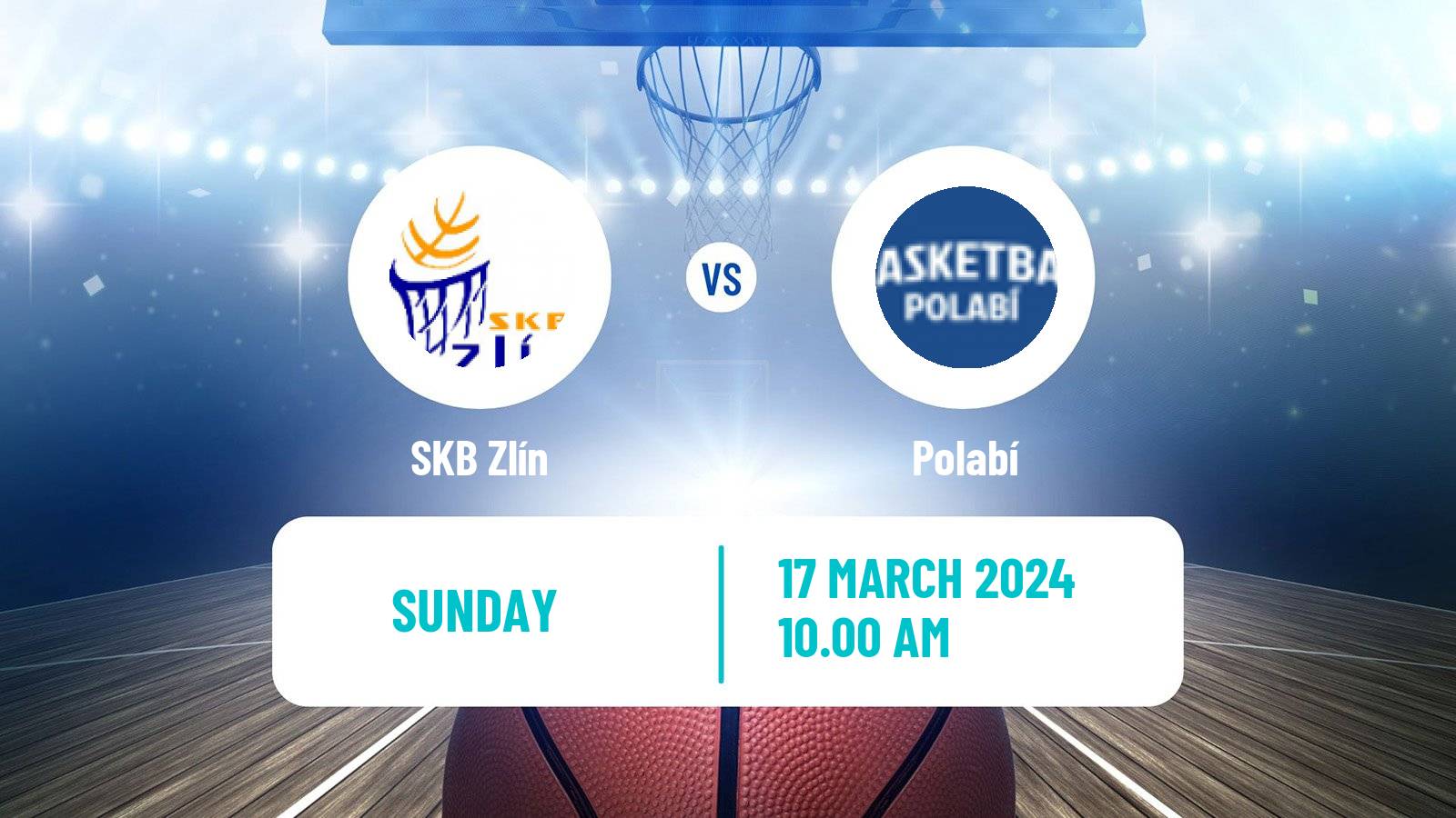 Basketball Czech 1 Liga Basketball SKB Zlín - Polabí