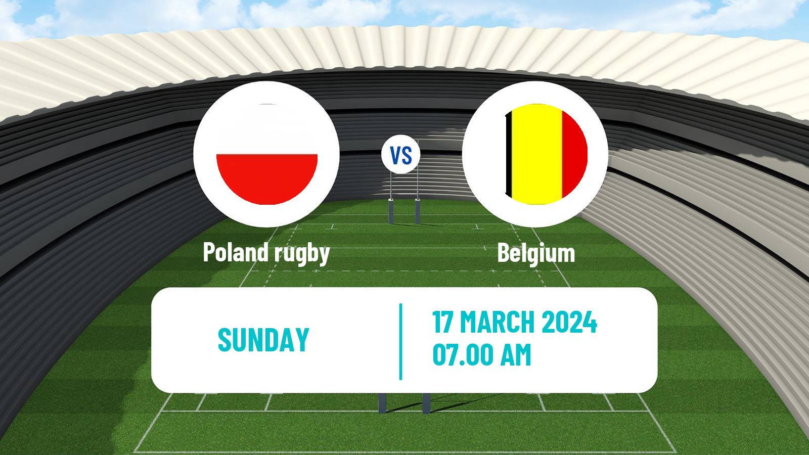 Rugby union Rugby Europe Championship Poland - Belgium