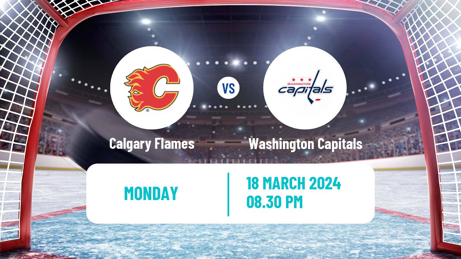 Hockey NHL Calgary Flames - Washington Capitals