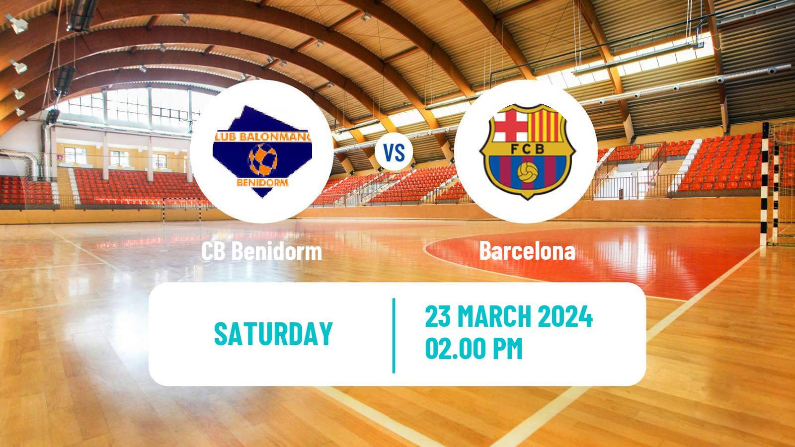 Handball Spanish Liga ASOBAL Benidorm - Barcelona