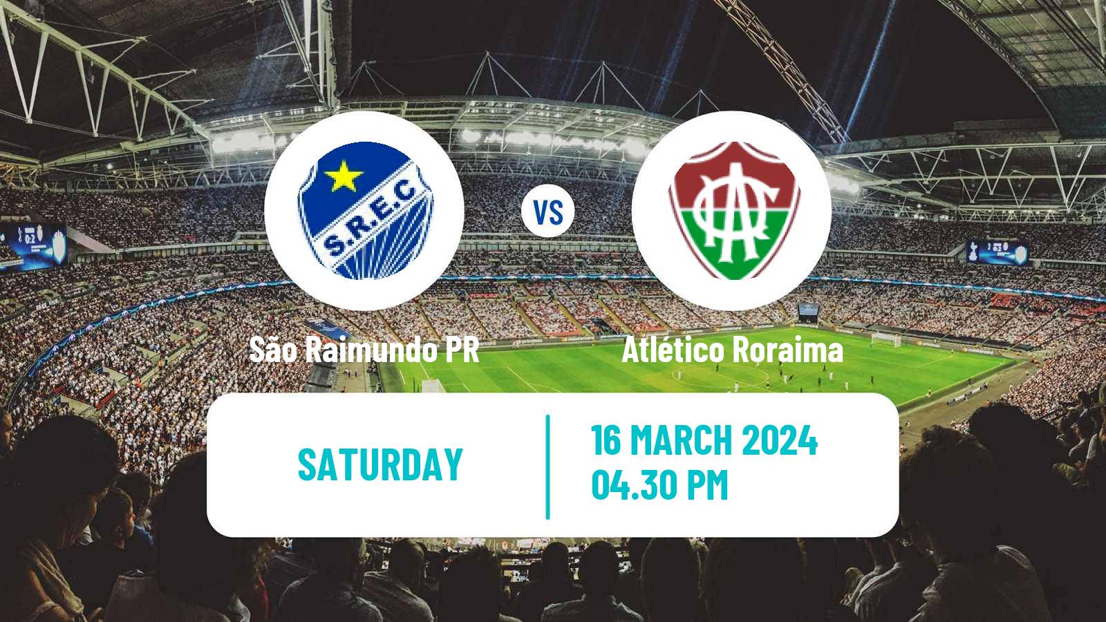 Soccer Brazilian Campeonato Roraimense São Raimundo PR - Atlético Roraima