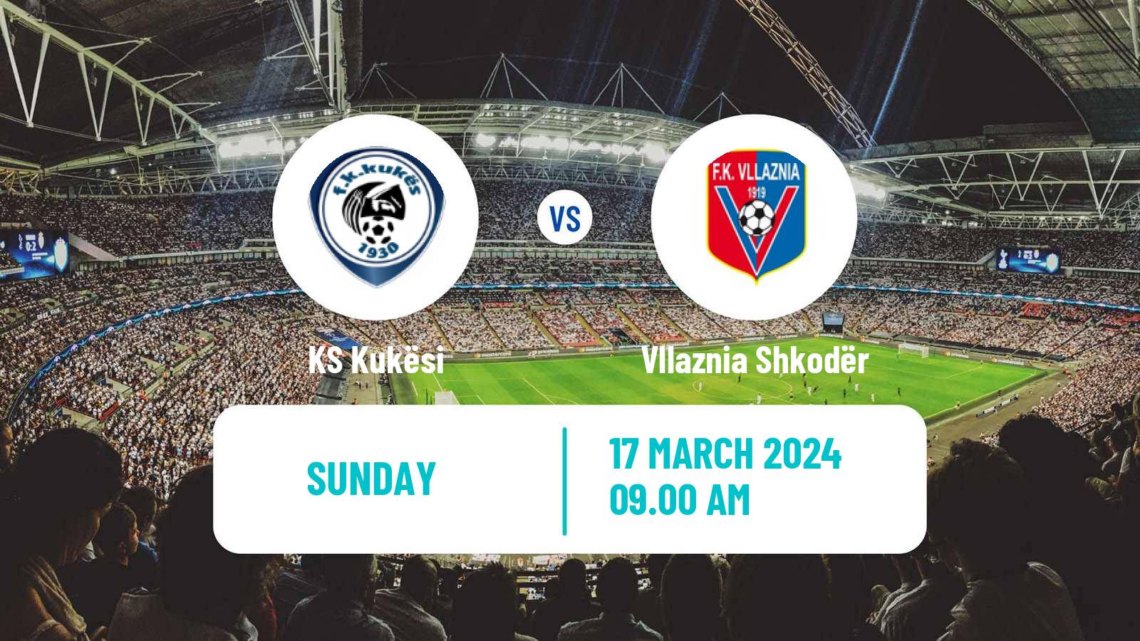Soccer Albanian Super League Kukësi - Vllaznia Shkodër