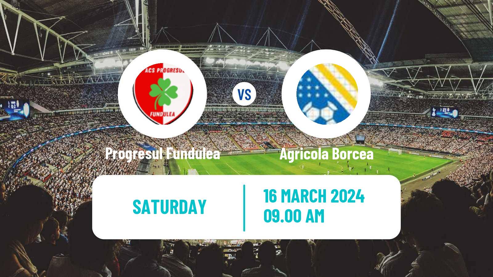 Soccer Romanian Liga 3 - Seria 3 Progresul Fundulea - Agricola Borcea