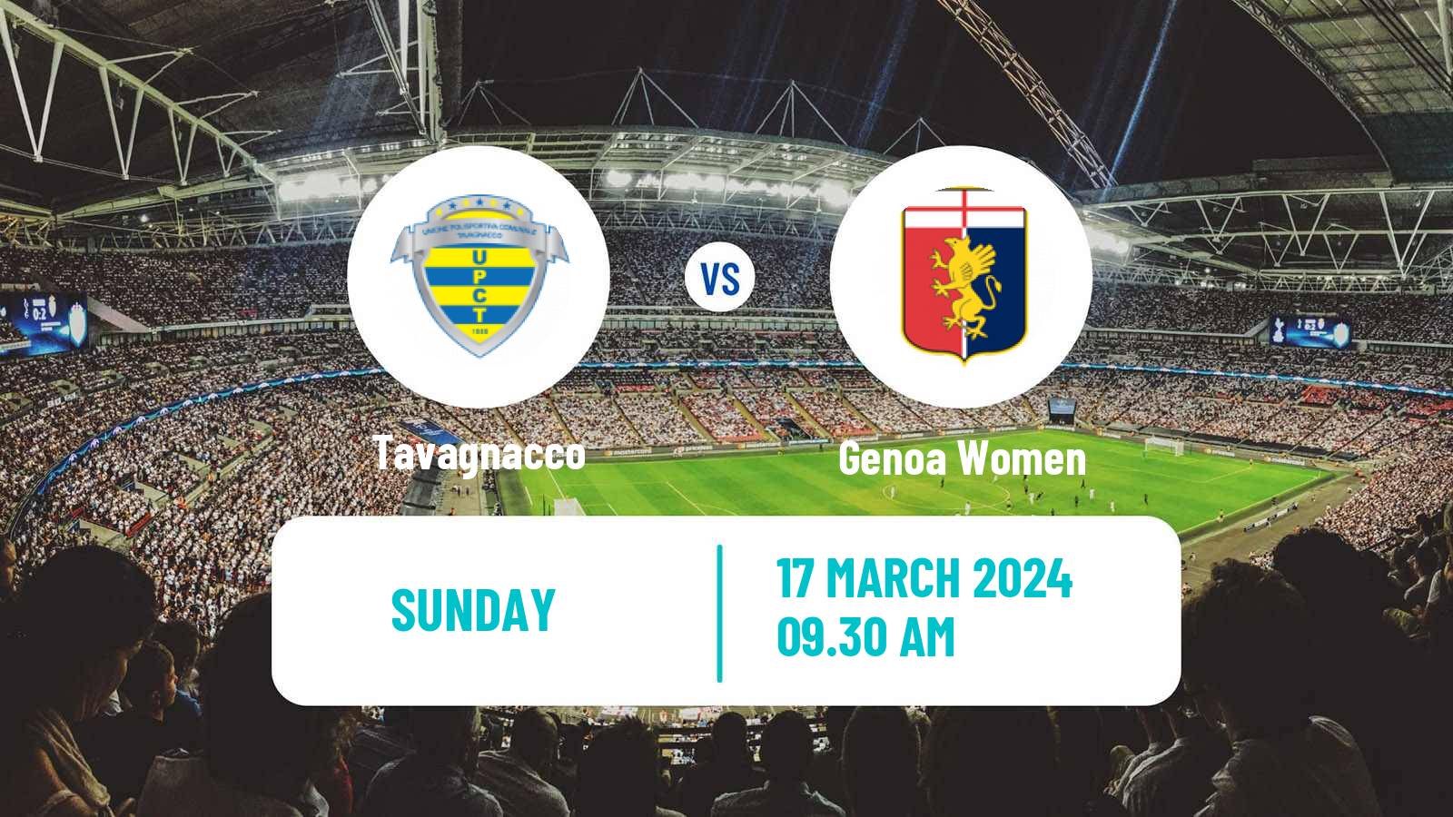 Soccer Italian Serie B Women Tavagnacco - Genoa