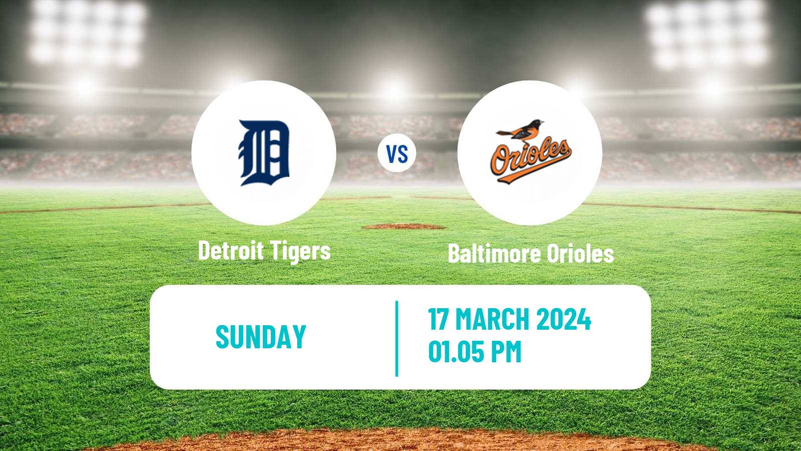 Baseball MLB Spring Training Detroit Tigers - Baltimore Orioles