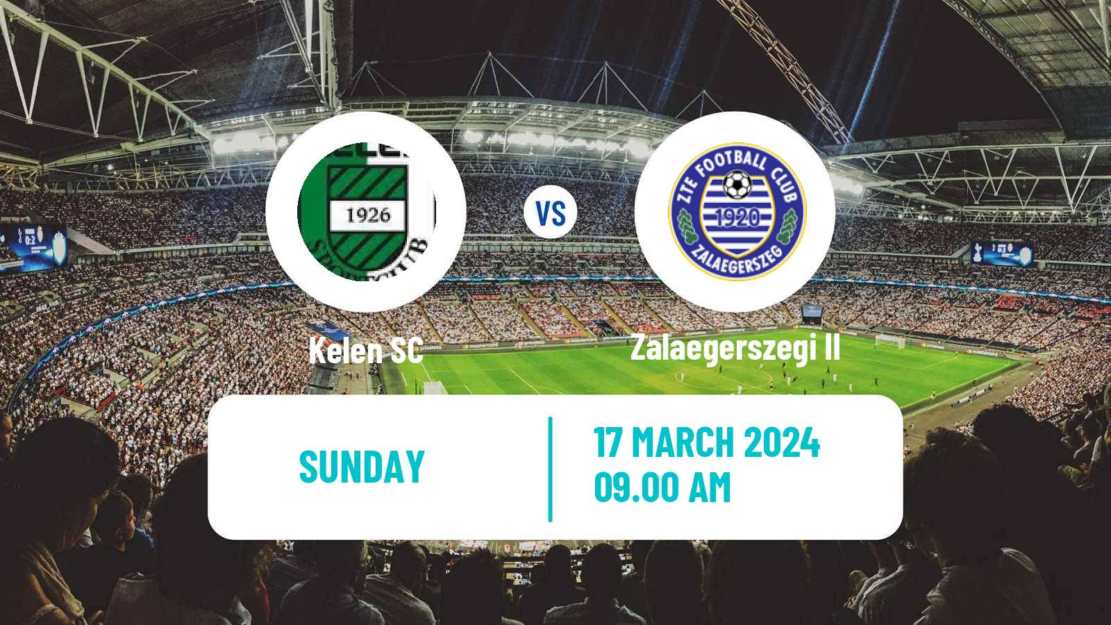 Soccer Hungarian NB III Northwest Kelen - Zalaegerszegi II
