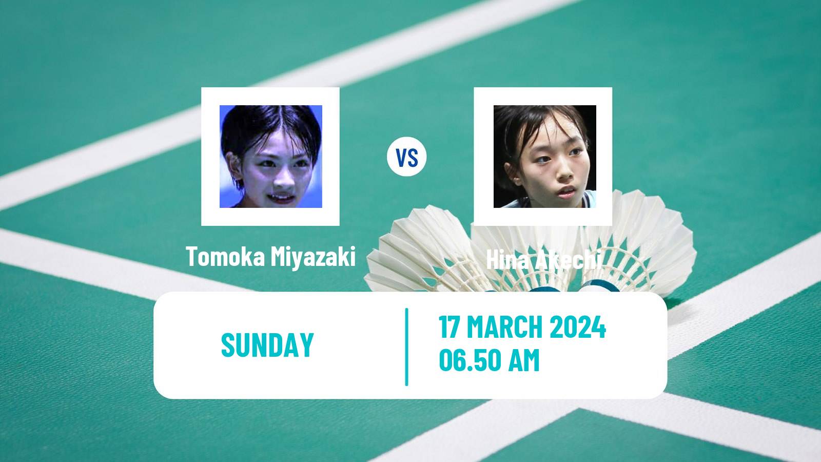 Badminton BWF World Tour Orleans Masters Women Tomoka Miyazaki - Hina Akechi