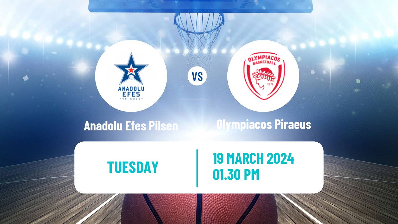 Basketball Euroleague Anadolu Efes Pilsen - Olympiacos Piraeus
