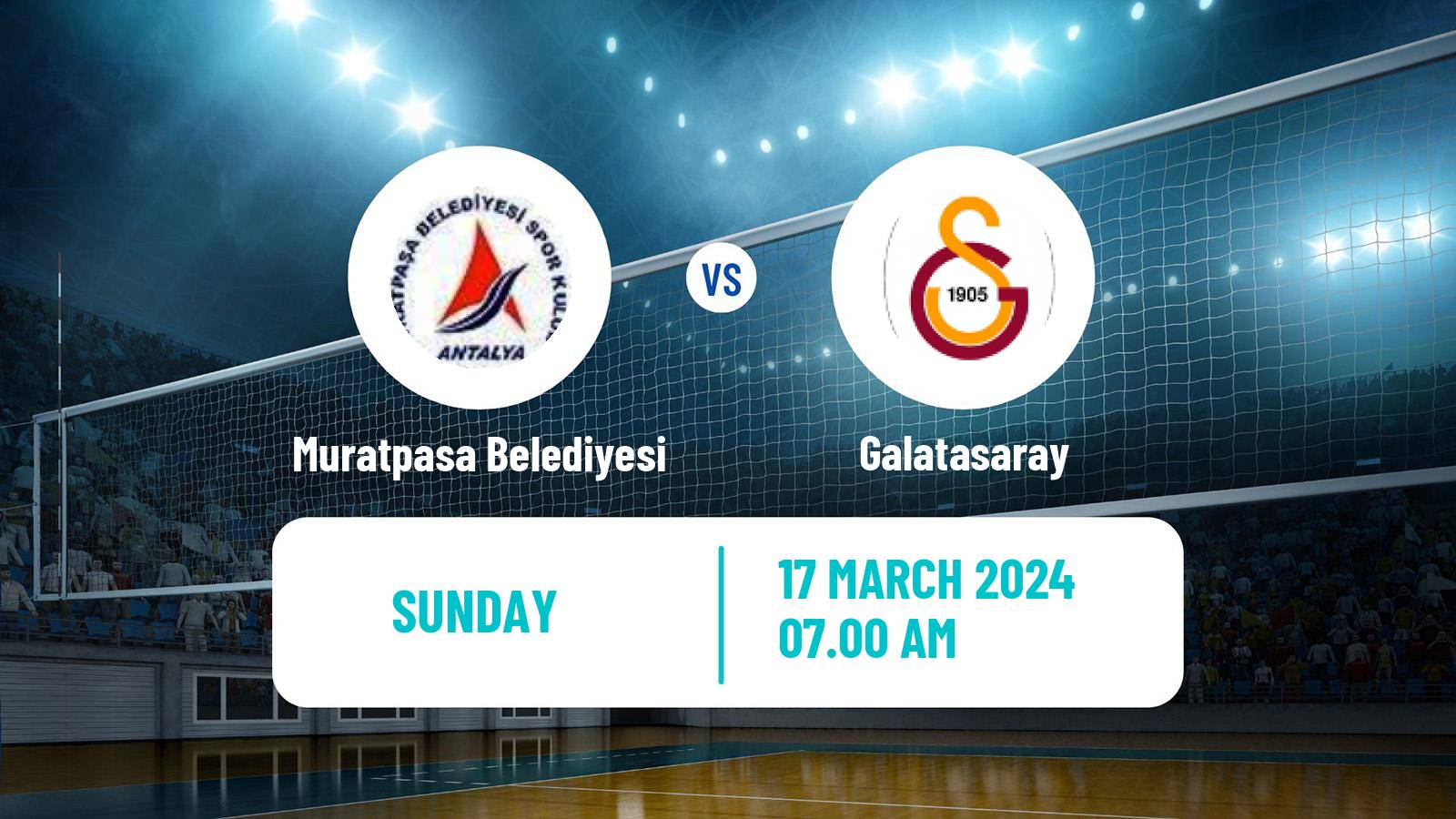 Volleyball Turkish Sultanlar Ligi Volleyball Women Muratpasa Belediyesi - Galatasaray