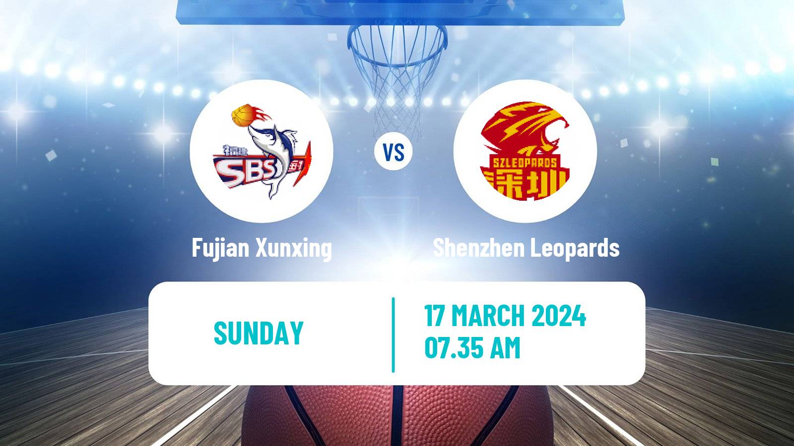 Basketball CBA Fujian Xunxing - Shenzhen Leopards
