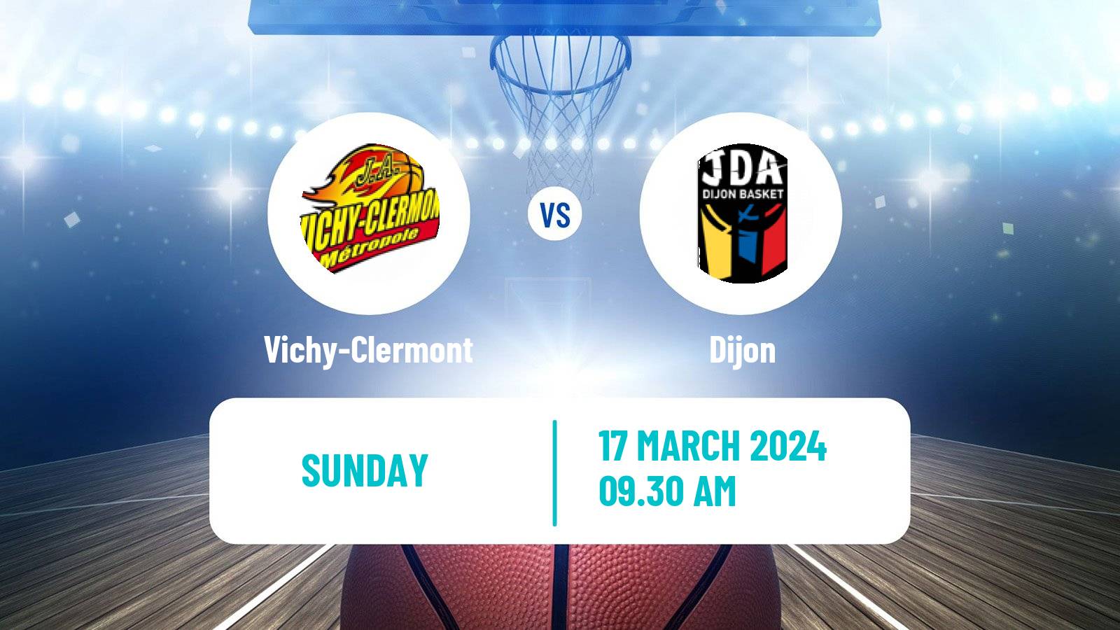 Basketball French Cup Basketball Vichy-Clermont - Dijon