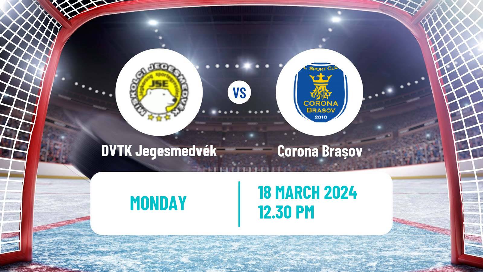 Hockey Hungarian Erste Liga Hockey DVTK Jegesmedvék - Corona Brașov