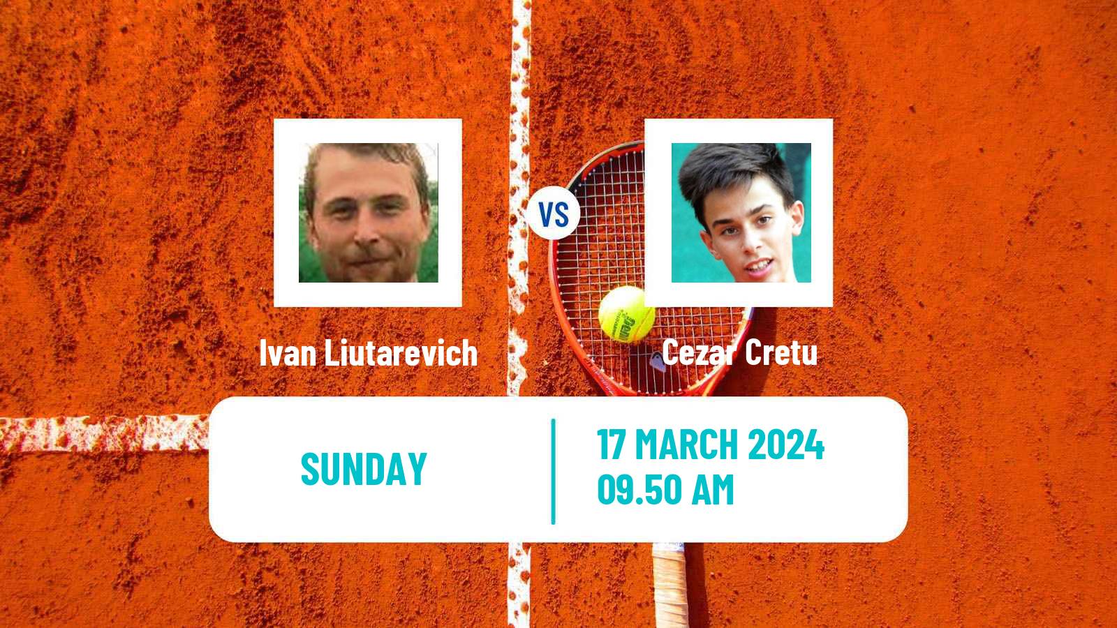 Tennis Murcia Challenger Men Ivan Liutarevich - Cezar Cretu