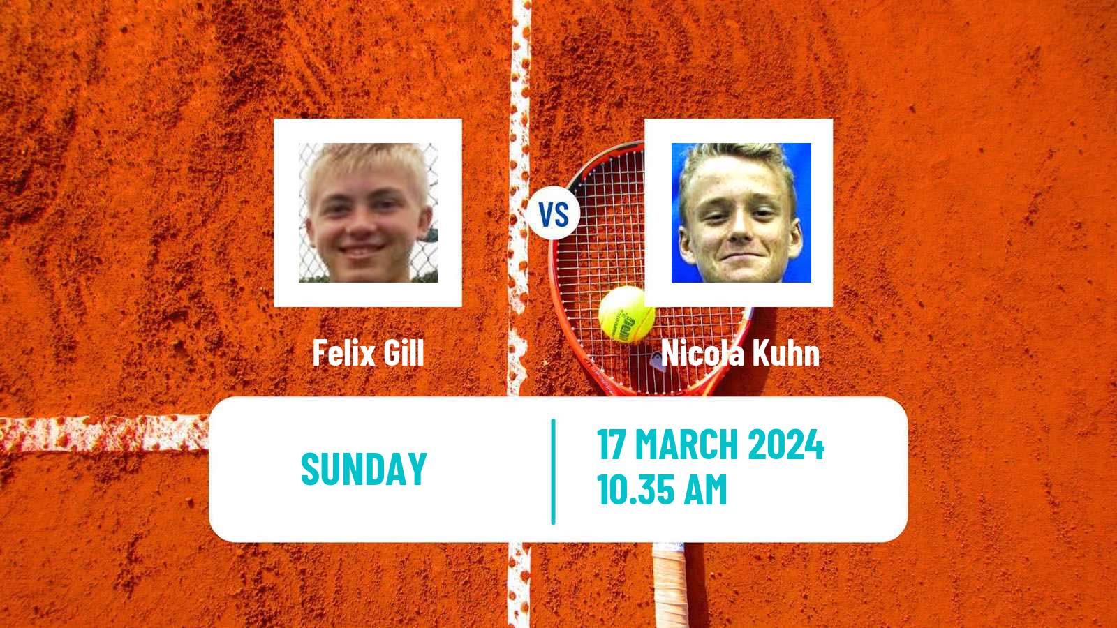 Tennis Murcia Challenger Men Felix Gill - Nicola Kuhn