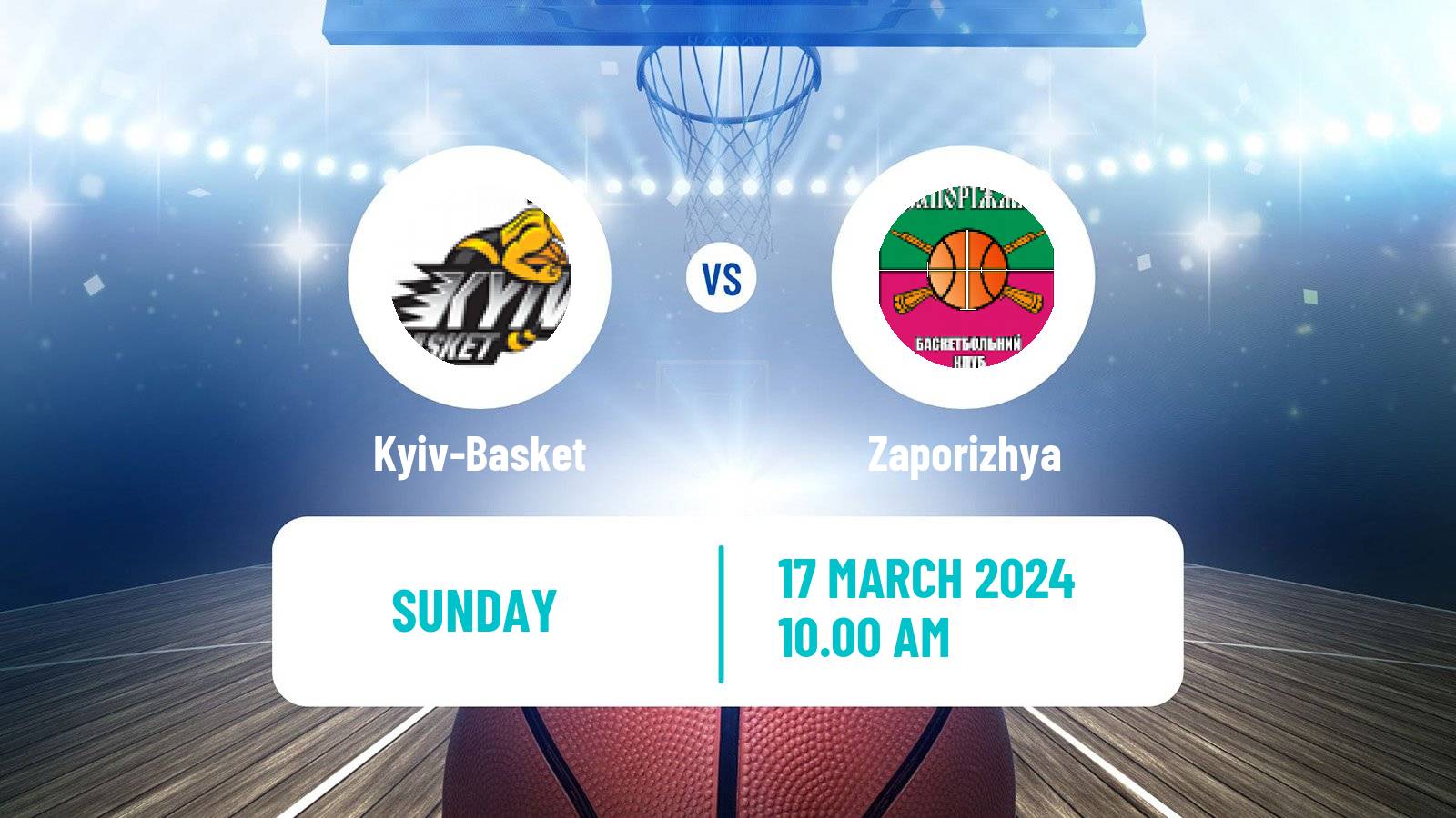 Basketball Ukrainian FBU Super League Kyiv-Basket - Zaporizhya