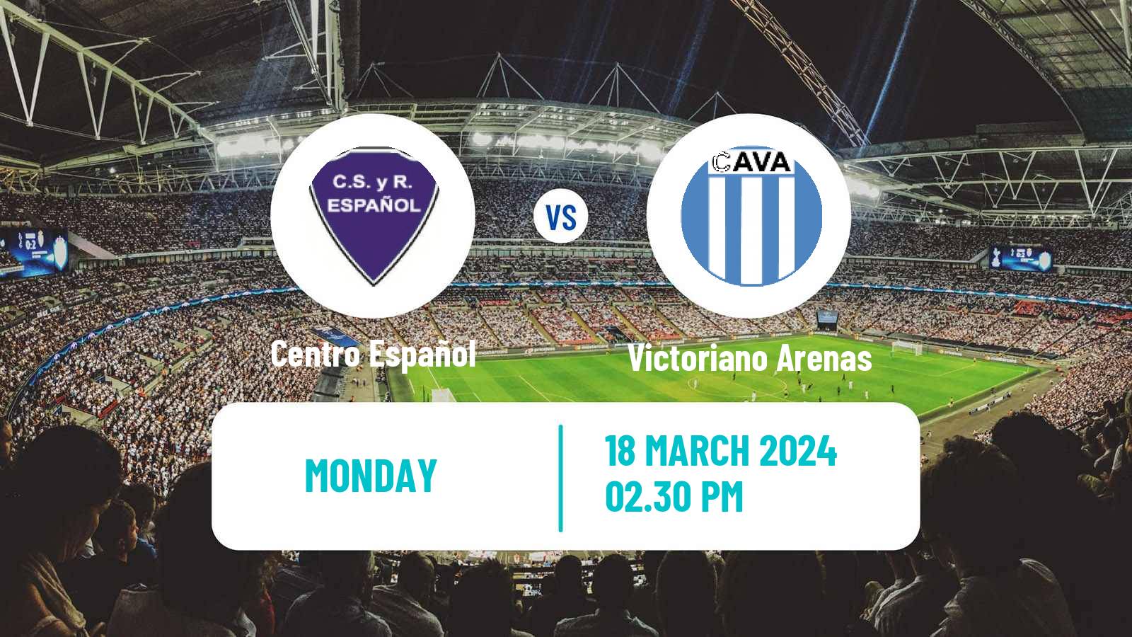 Soccer Argentinian Primera C Centro Español - Victoriano Arenas