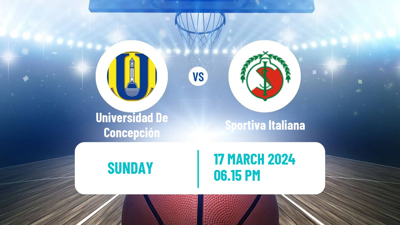 Basketball Chilean LNB Universidad De Concepción - Sportiva Italiana