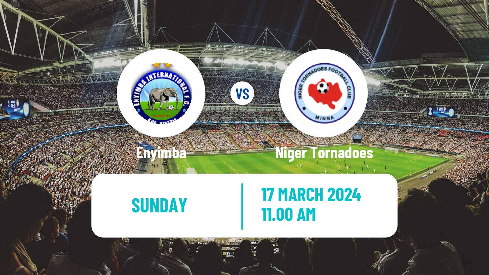 Soccer Nigerian Premier League Enyimba - Niger Tornadoes