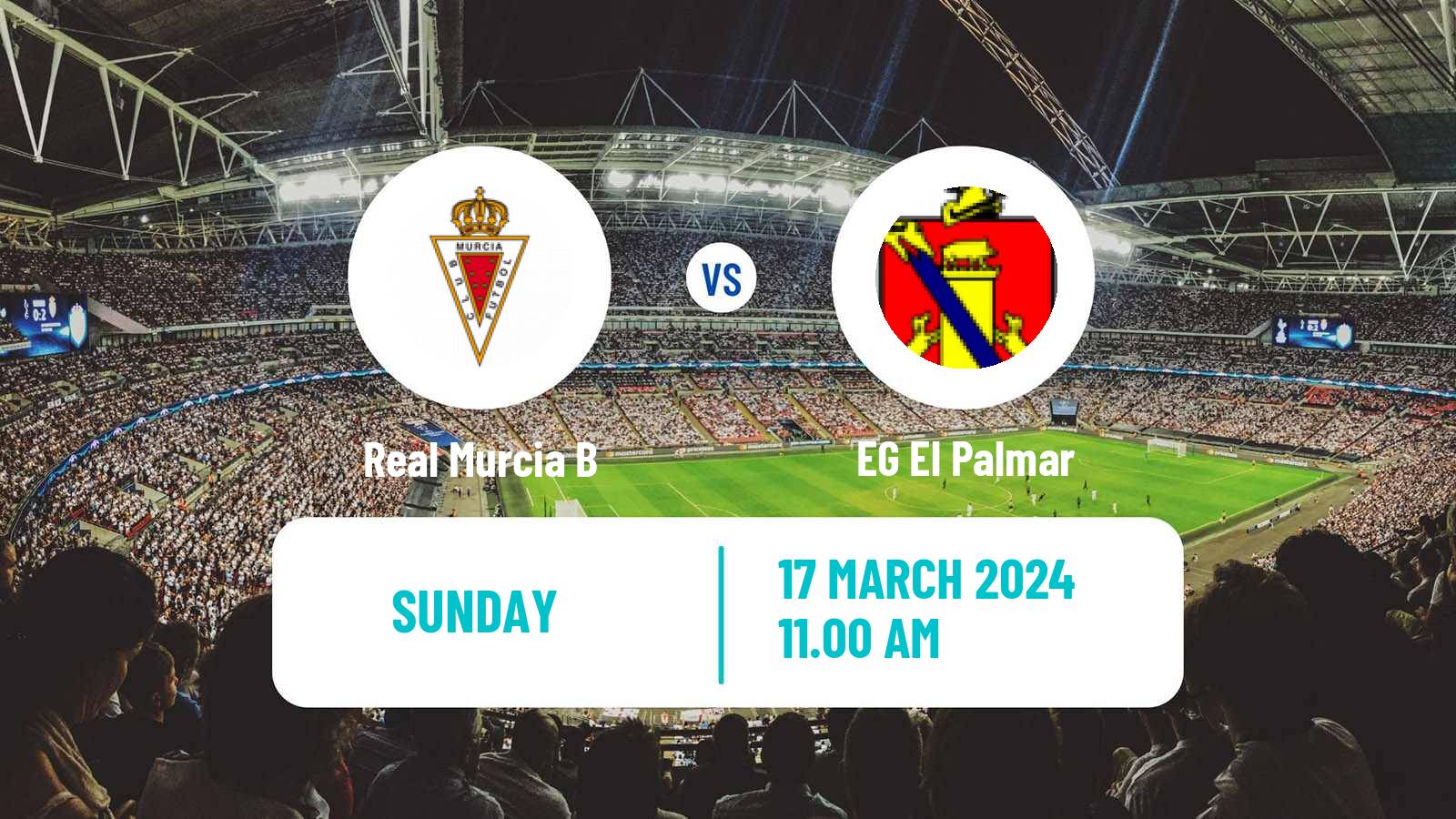 Soccer Spanish Tercera RFEF - Group 13 Real Murcia B - El Palmar