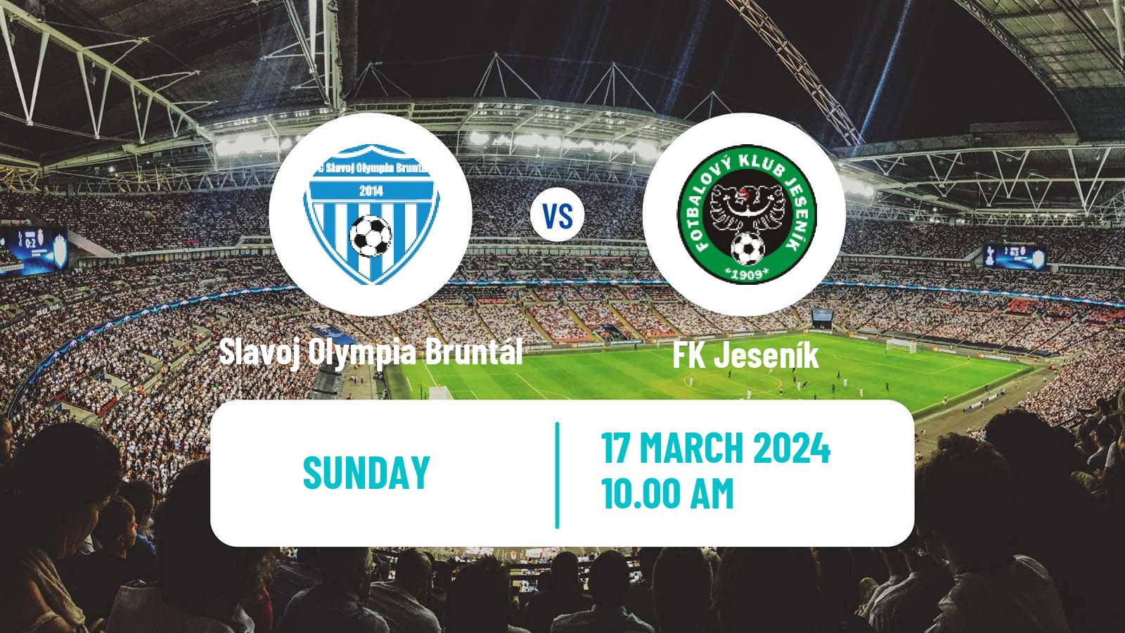Soccer Czech Division F Slavoj Olympia Bruntál - Jeseník