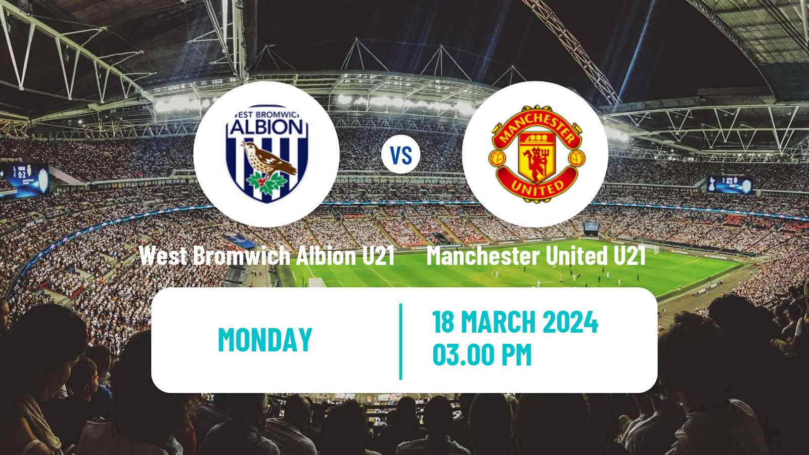 Soccer English Premier League 2 West Bromwich Albion U21 - Manchester United U21