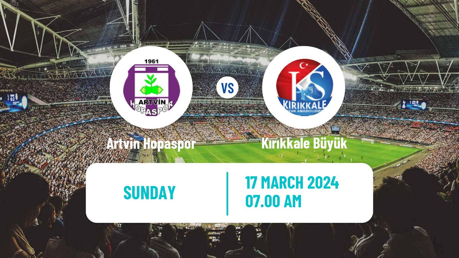 Soccer Turkish 3 Lig Group 1 Artvin Hopaspor - Kırıkkale Büyük