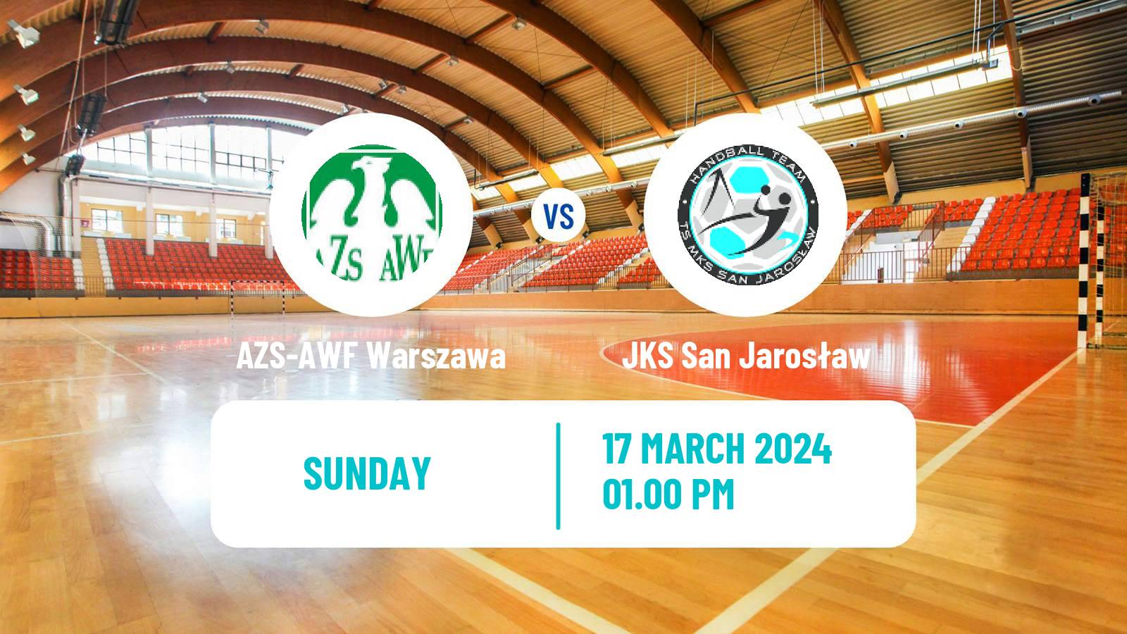 Handball Polish I Liga Handball Women AZS-AWF Warszawa - JKS San Jarosław