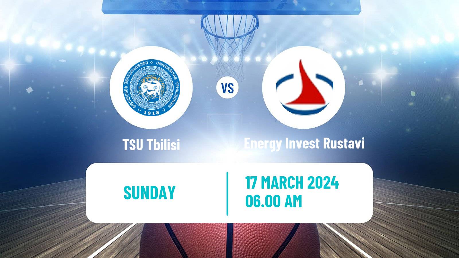Basketball Georgian Superleague Basketball TSU Tbilisi - Energy Invest Rustavi