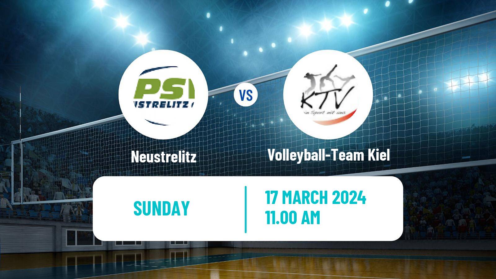 Volleyball German 2 Bundesliga North Volleyball Neustrelitz - Volleyball-Team Kiel
