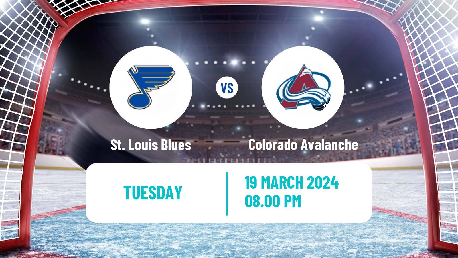 Hockey NHL St. Louis Blues - Colorado Avalanche