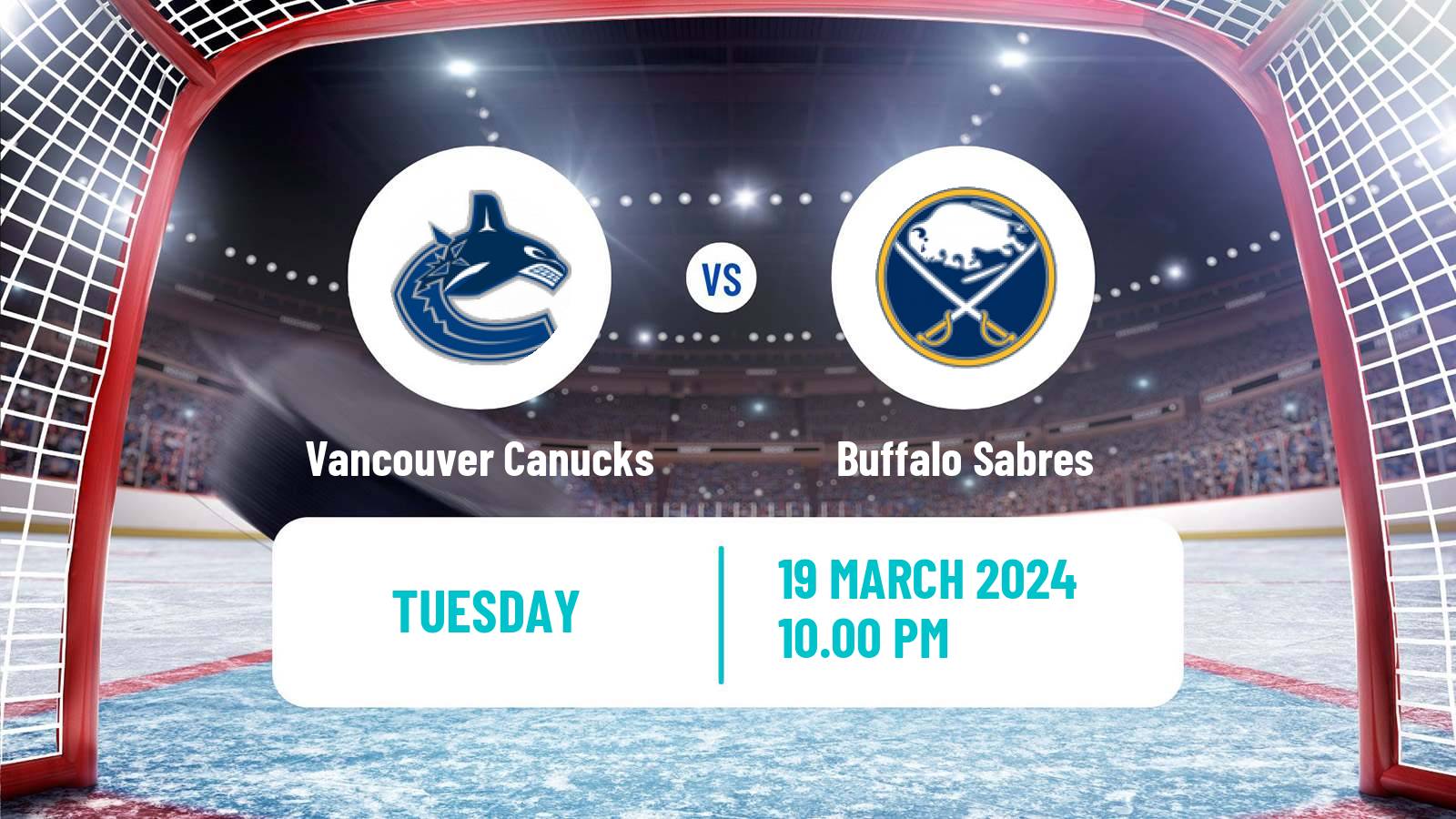 Hockey NHL Vancouver Canucks - Buffalo Sabres