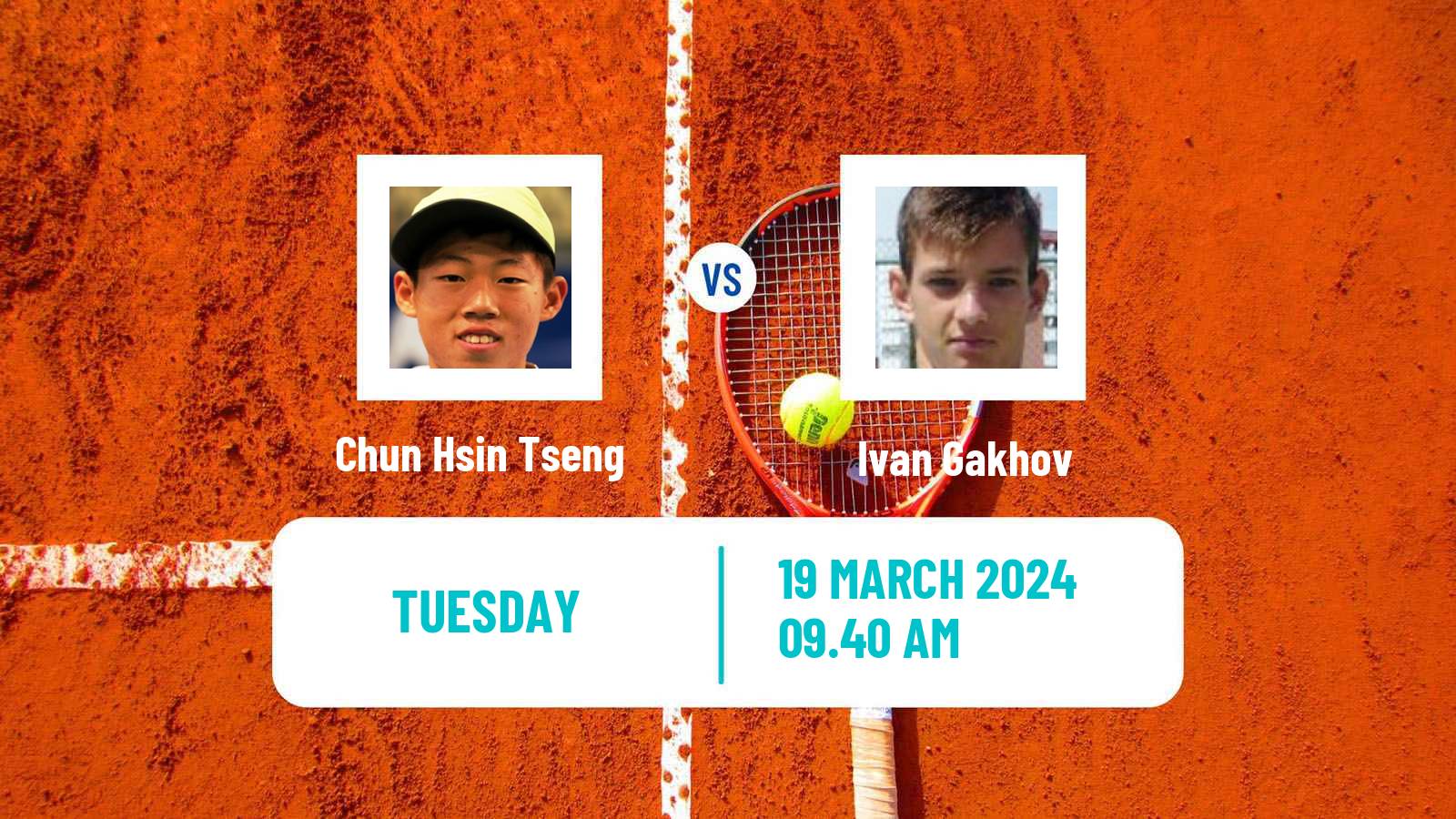 Tennis Murcia Challenger Men Chun Hsin Tseng - Ivan Gakhov