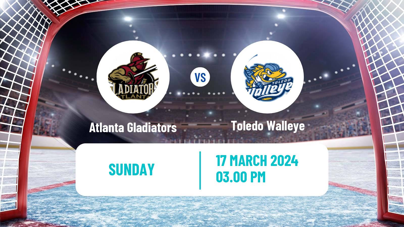 Hockey ECHL Atlanta Gladiators - Toledo Walleye