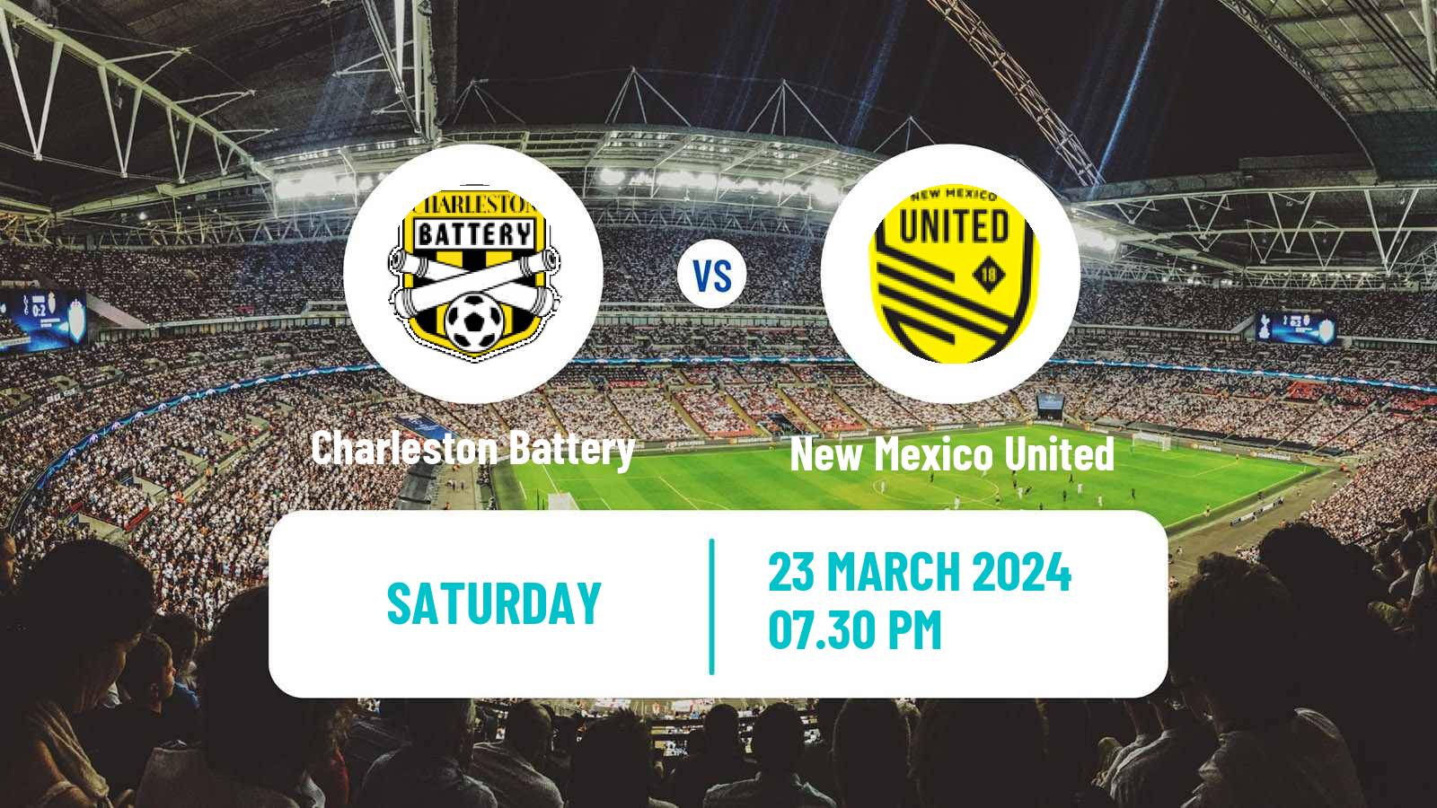 Soccer USL Championship Charleston Battery - New Mexico United