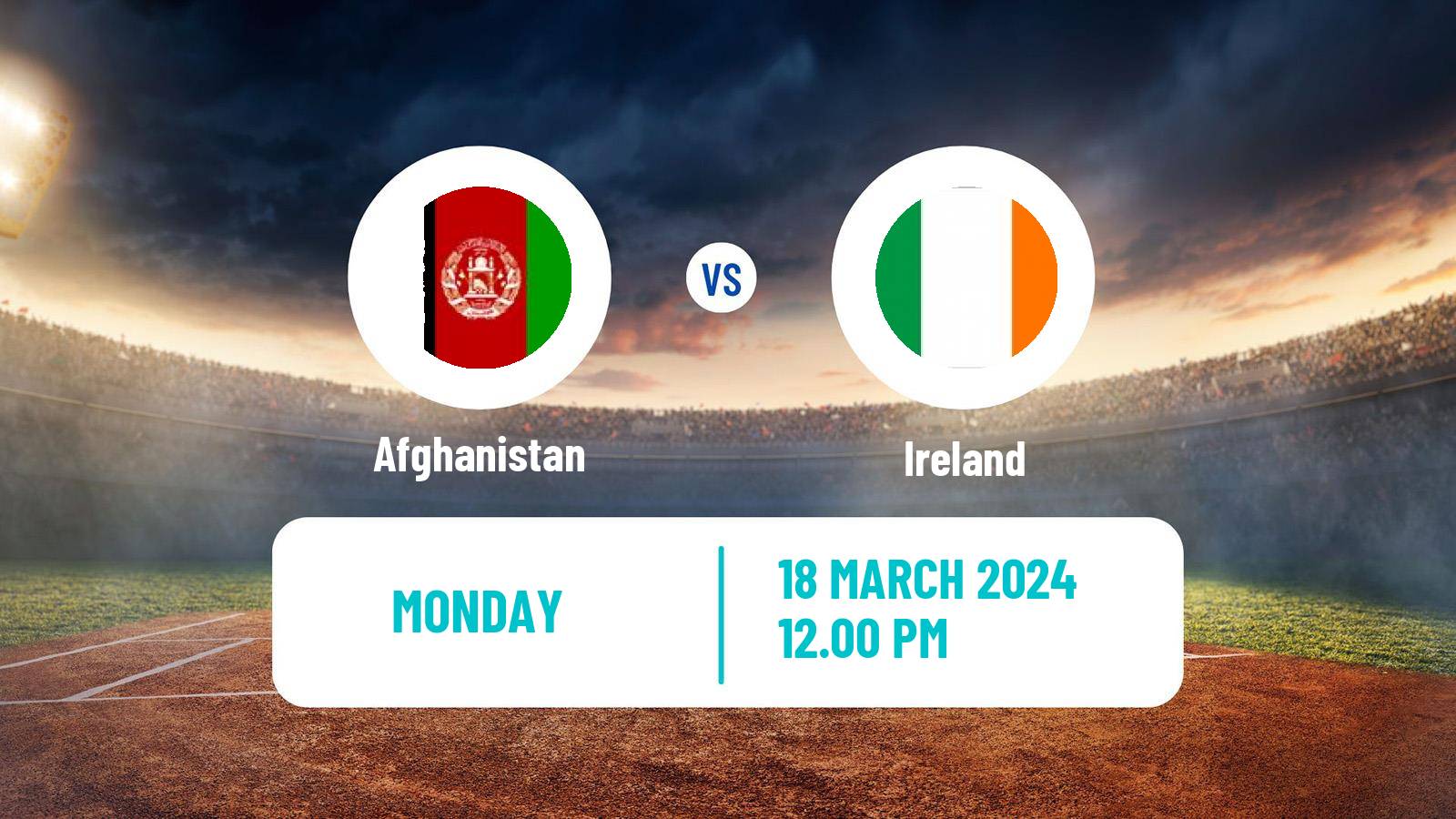 Cricket Twenty20 International Afghanistan - Ireland