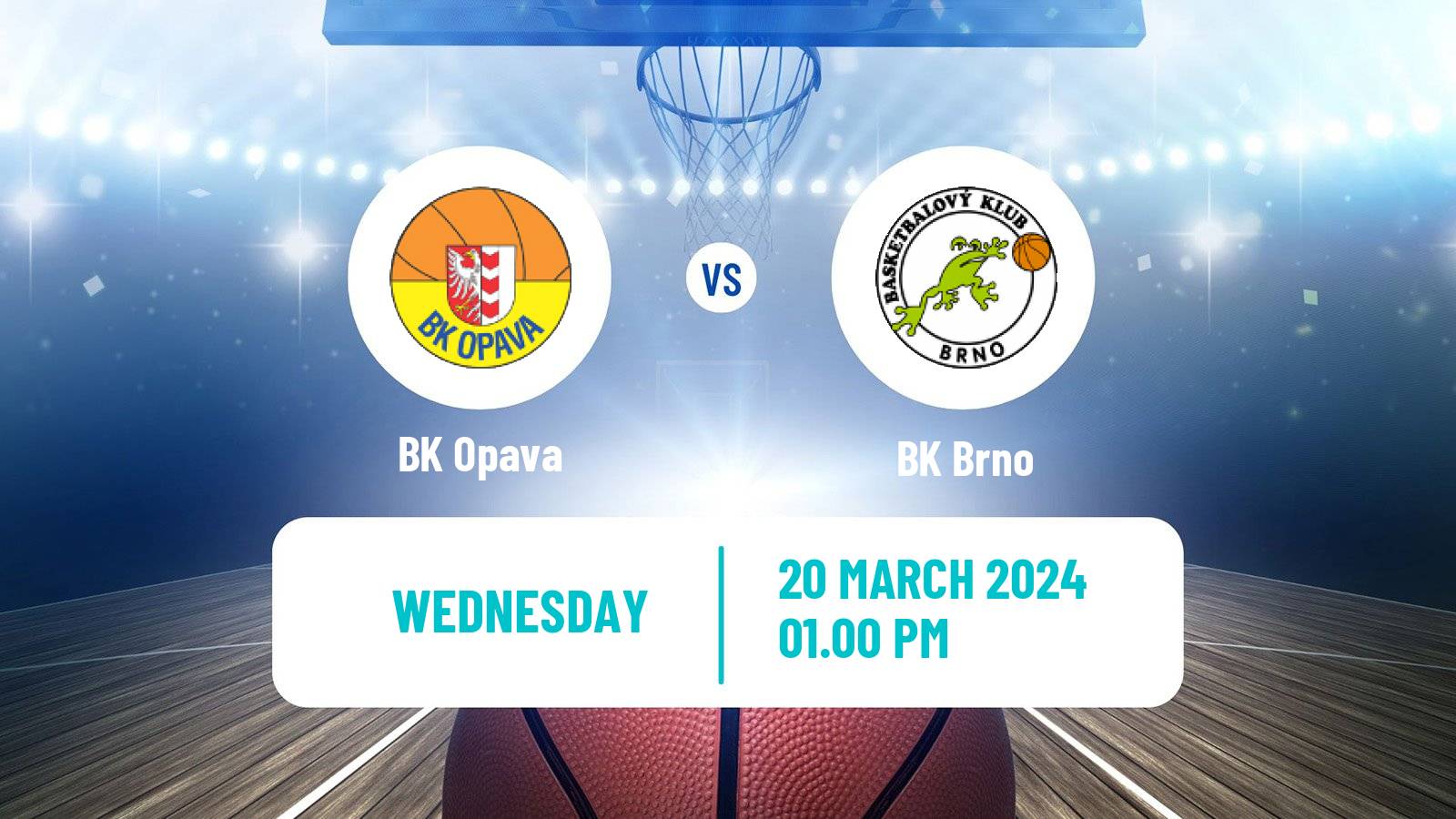 Basketball Czech NBL Opava - Brno