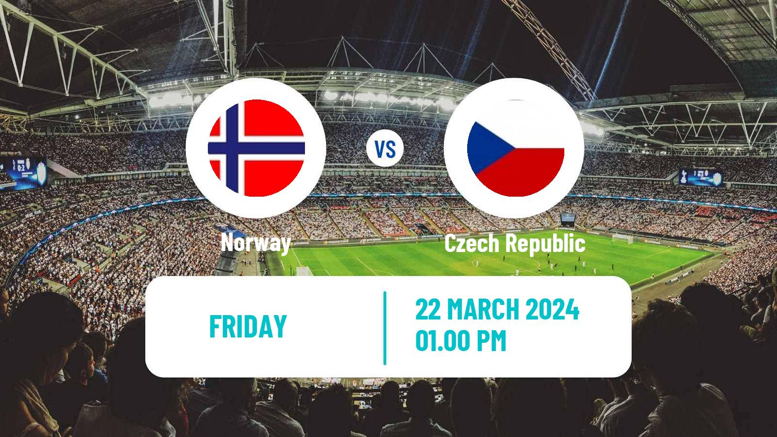 Soccer Friendly Norway - Czech Republic