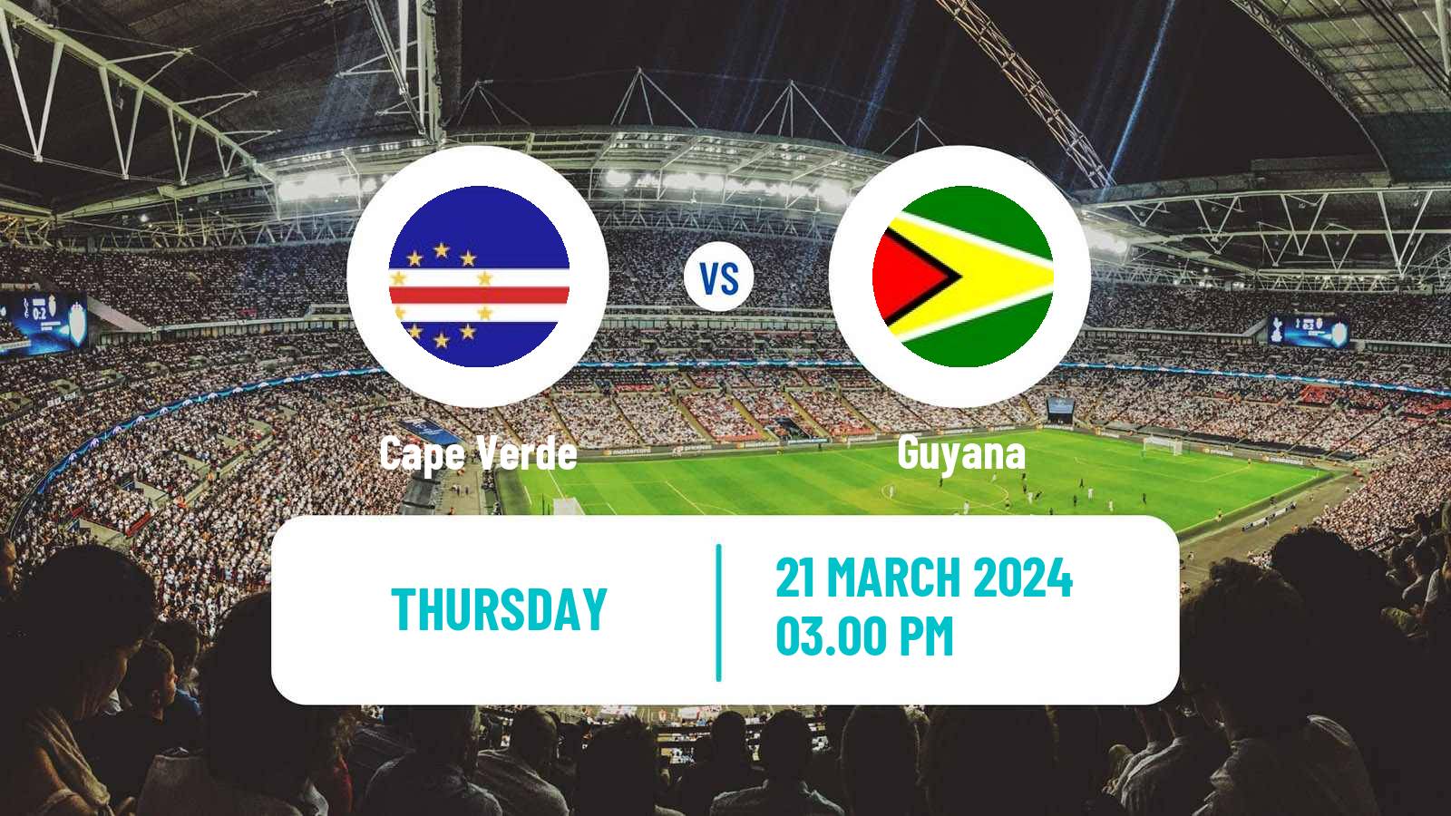 Soccer Friendly Cape Verde - Guyana