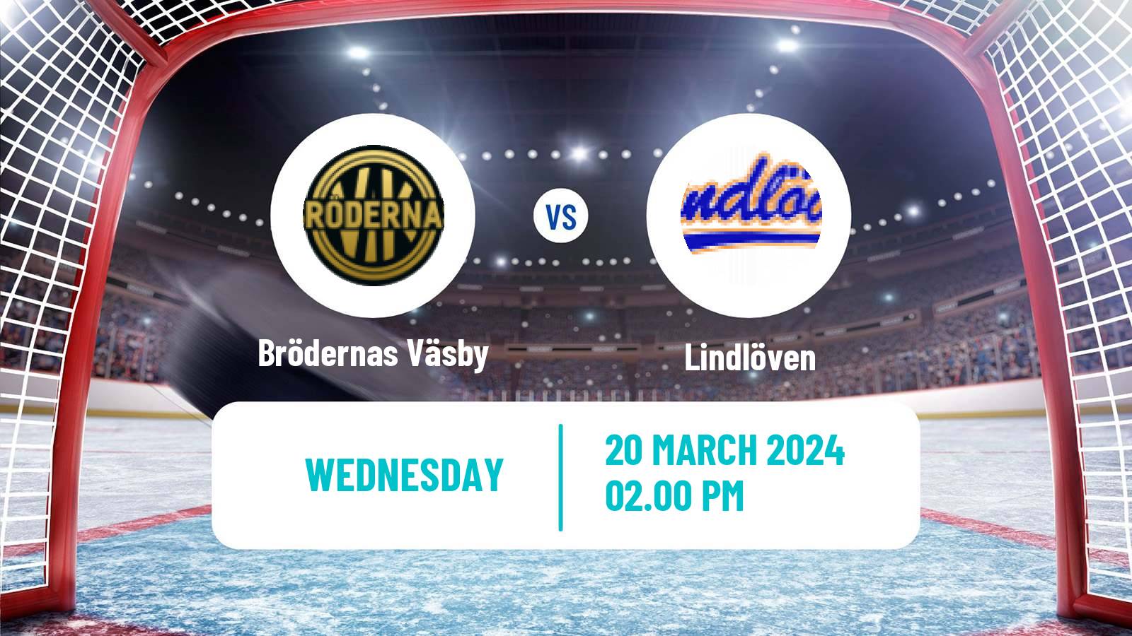 Hockey Swedish Hockey AllEttan Norra Brödernas Väsby - Lindlöven