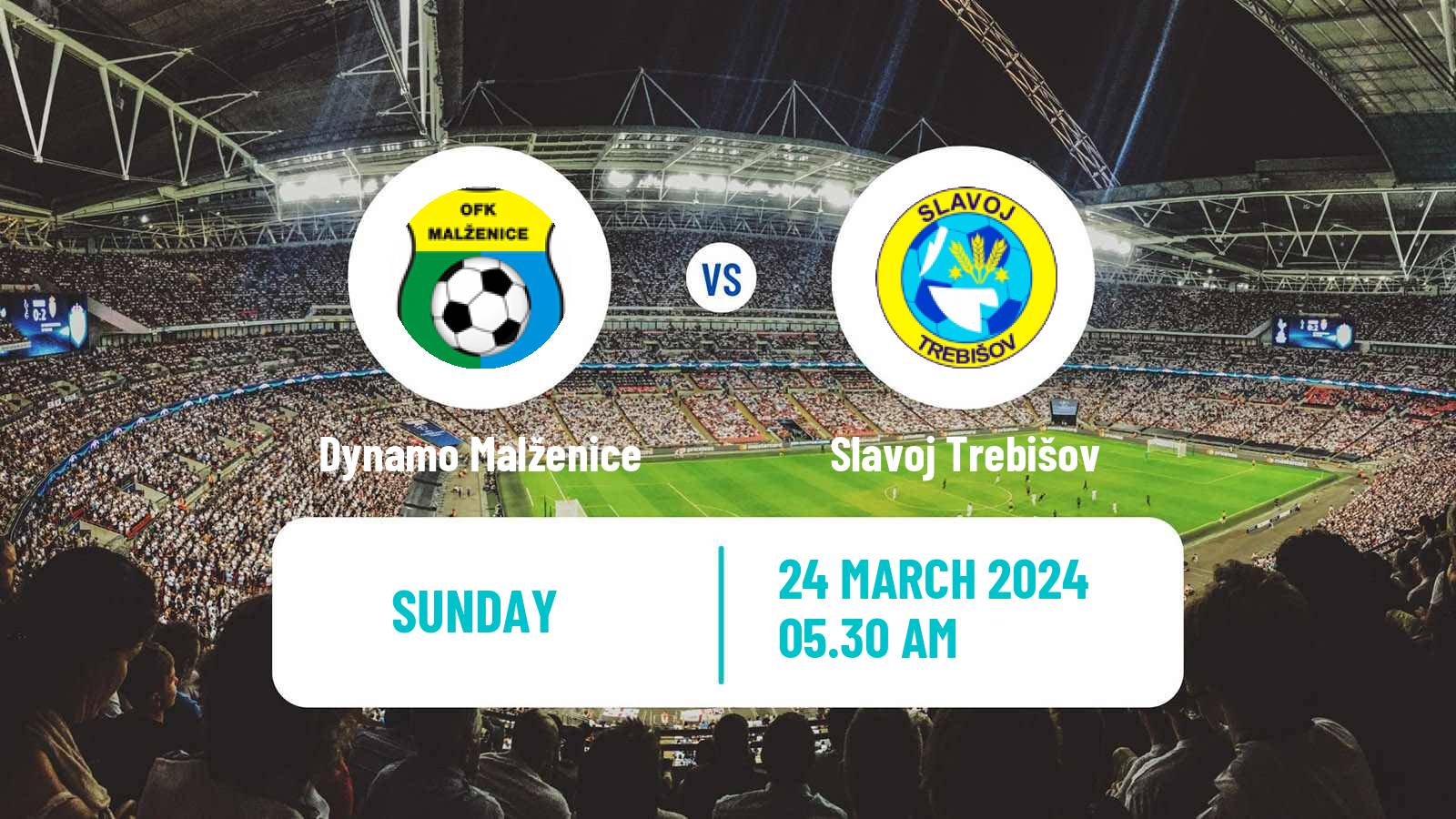 Soccer Slovak 2 Liga Dynamo Malženice - Slavoj Trebišov