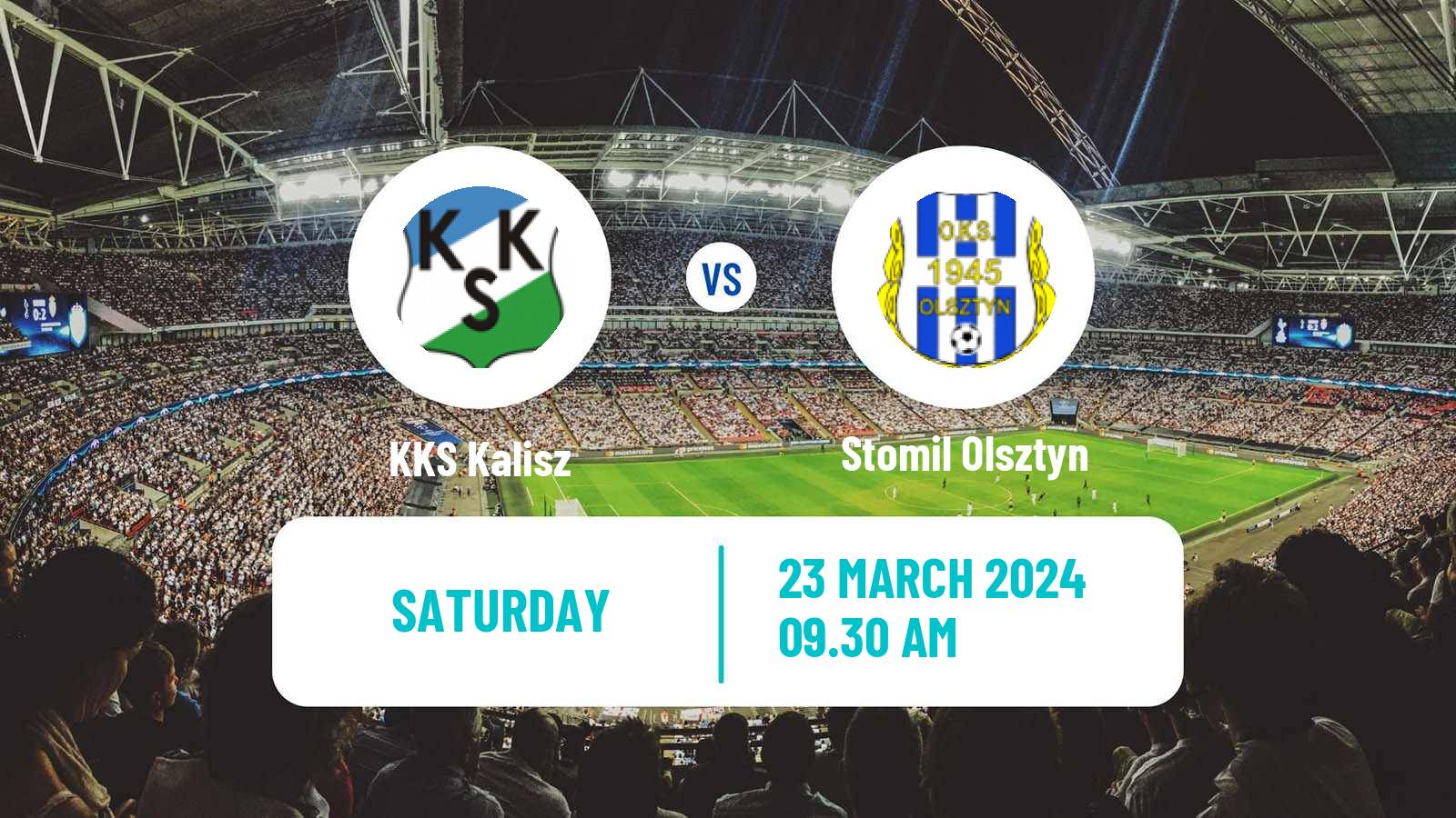 Soccer Polish Division 2 KKS Kalisz - Stomil Olsztyn
