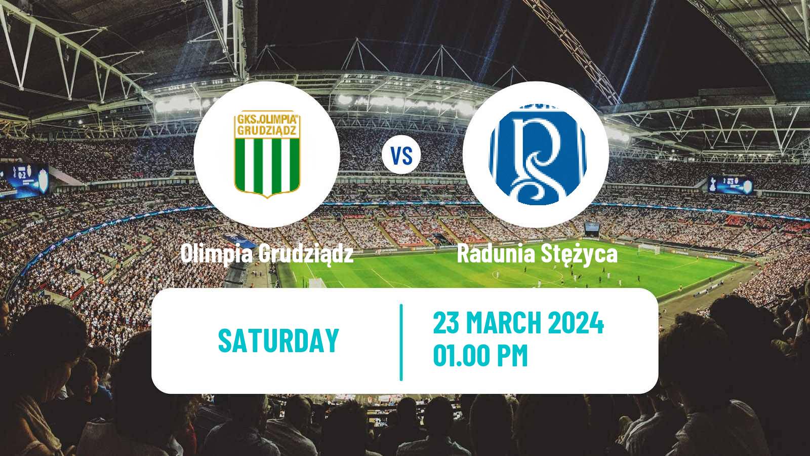 Soccer Polish Division 2 Olimpia Grudziądz - Radunia Stężyca