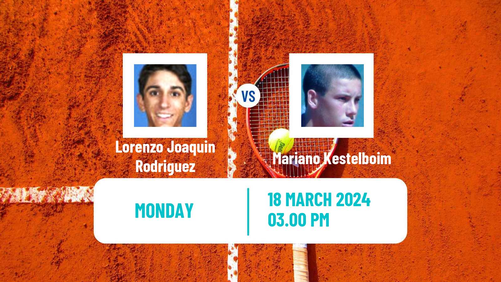 Tennis Asuncion Challenger Men Lorenzo Joaquin Rodriguez - Mariano Kestelboim