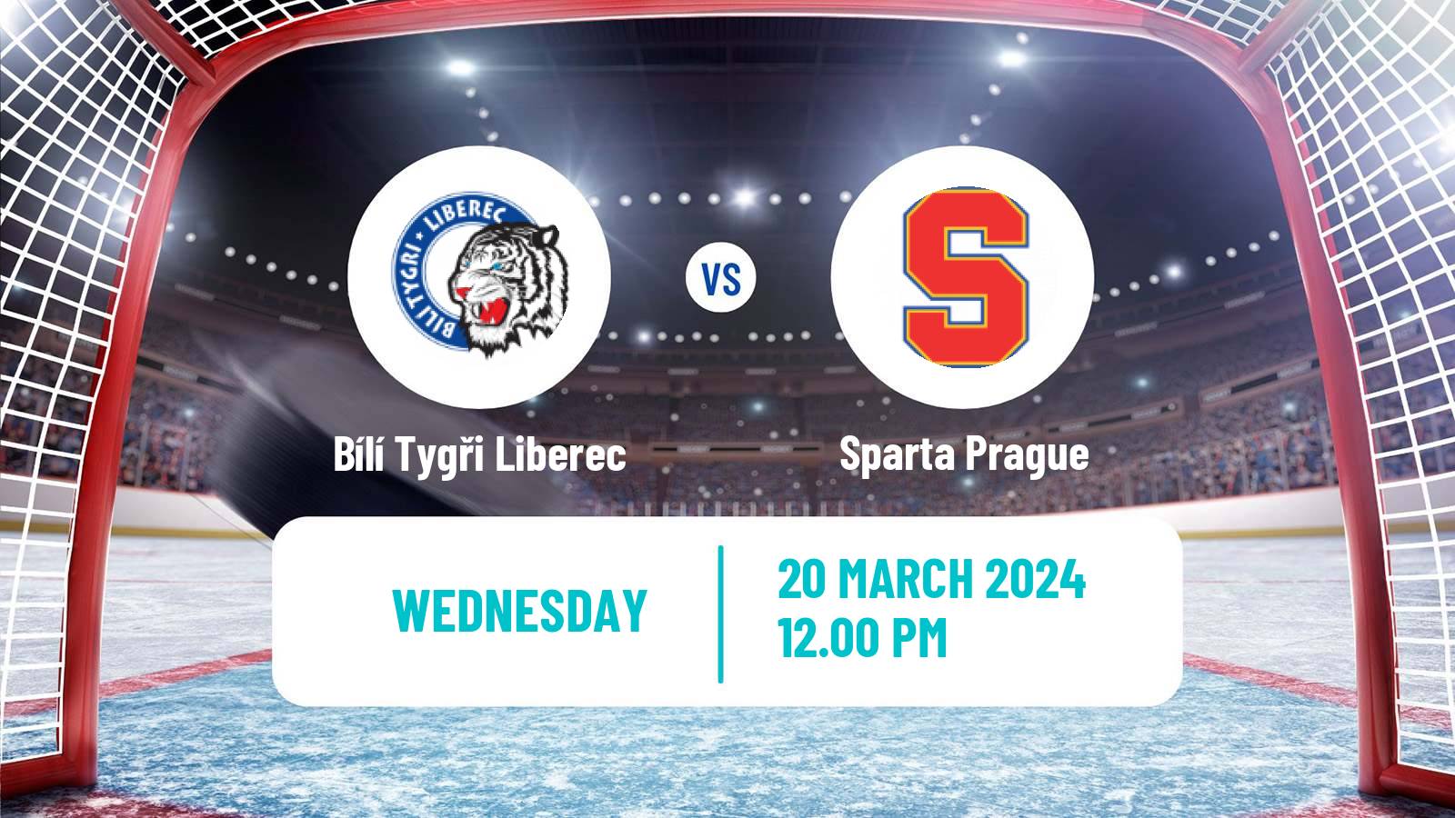 Hockey Czech Extraliga Bílí Tygři Liberec - Sparta Prague