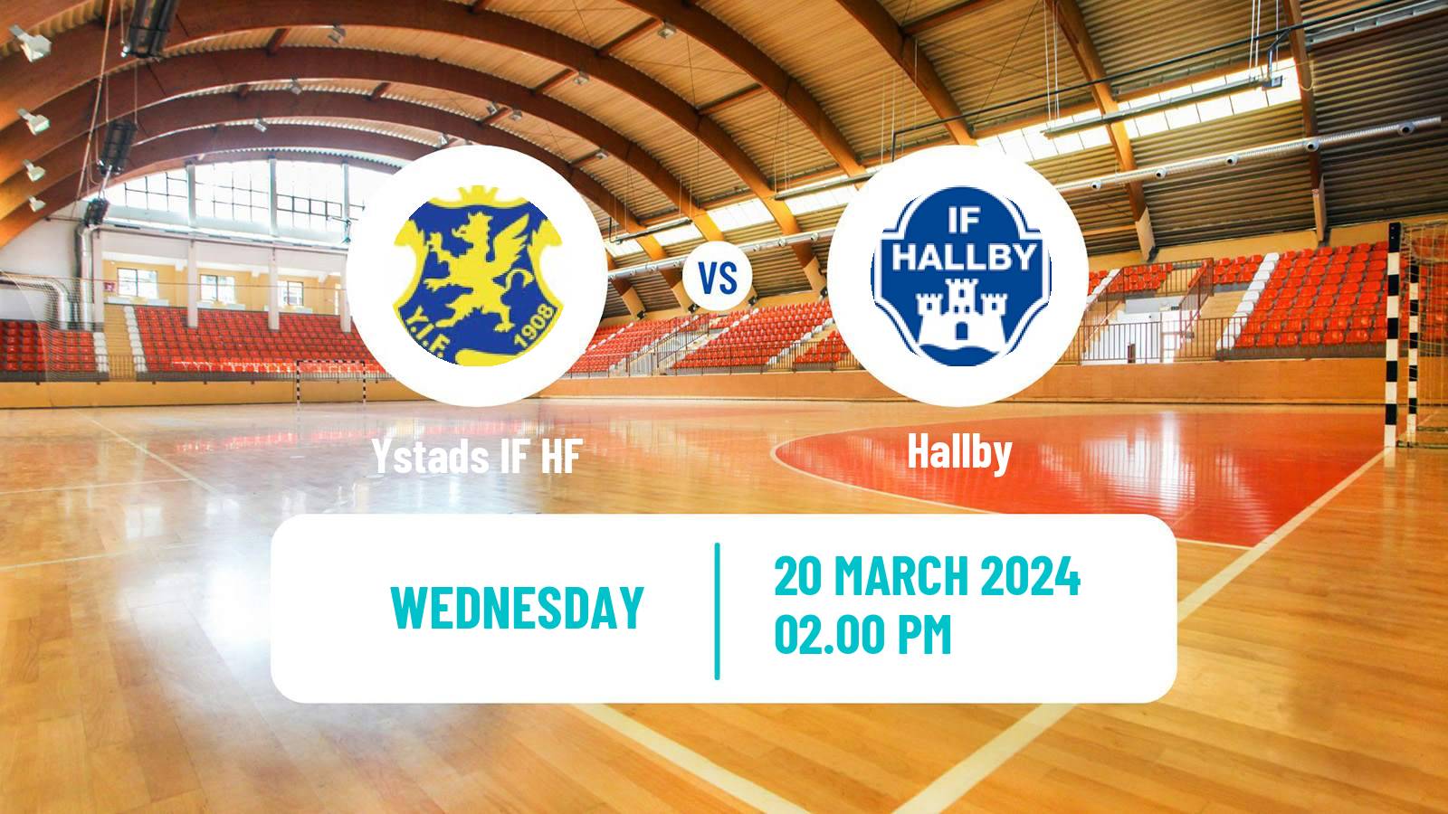 Handball Swedish Elitserien Handball Ystads IF - Hallby