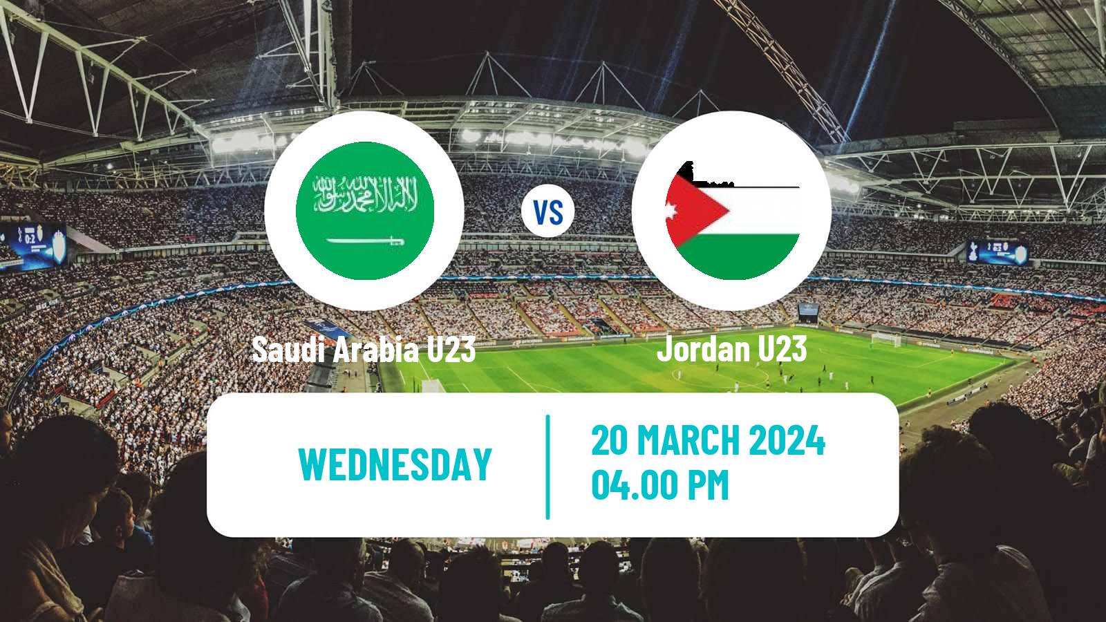 Soccer Friendly Saudi Arabia U23 - Jordan U23