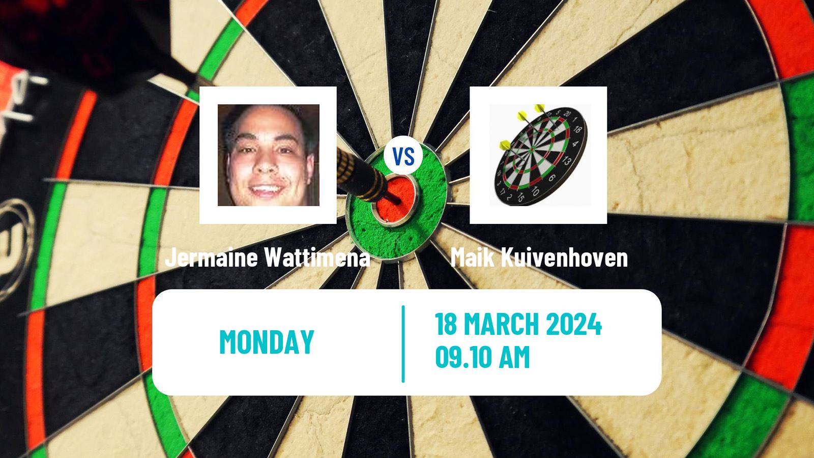 Darts Players Championship 5 Jermaine Wattimena - Maik Kuivenhoven