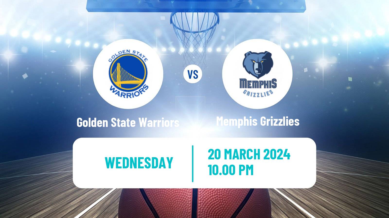 Basketball NBA Golden State Warriors - Memphis Grizzlies