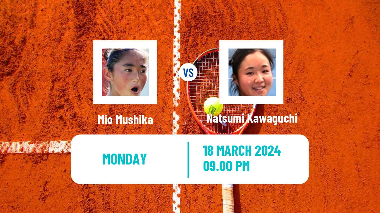 Tennis ITF W15 Hinode Women Mio Mushika - Natsumi Kawaguchi